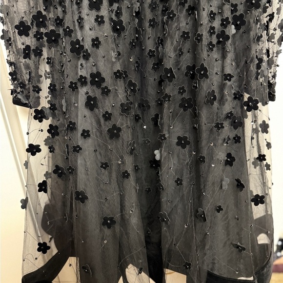 NWT | Mac Duggal 67007 Black Long Sleeve Fit & Flare Dress Size 8 - Picture 7 of 17